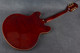 Epiphone Sheraton II MIK - Left Handed - Sunburst - Hard Case - 2nd Hand Epiphone Sheraton II MIK - Left Handed - Sunburst - Hard Case - 2nd Hand