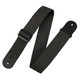 Levy's Single Tone Solid Coloured Poly Series Guitar Strap - Black Levy's Single Tone Solid Coloured Poly Series Guitar Strap - Black