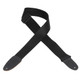 Levy's Heavy Weight Poly Series Extra Long Guitar Strap - Black Levy's Heavy Weight Poly Series Extra Long Guitar Strap - Black