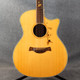 Crafter Twin Birds 32nd Anniversary Bubinga Acoustic Guitar - Natural - 2nd Hand