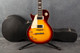 Vintage V100 ReIssued - Left Hand - Tobacco Sunburst - Case - 2nd Hand