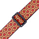 Levy's Suede Harmony Series Guitar Strap - Hex
