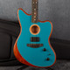 Fender American Acoustasonic Jazzmaster - Ocean Turquoise - Gig Bag - 2nd Hand