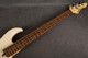 Aria Pro II The Cat Bass - White - Gig Bag - 2nd Hand