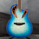 Ovation Celebrity Elite Exotic CE48P-RG - Caribbean Blue - Gig Bag - 2nd Hand