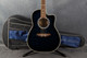 Keiper Bowl Back Electro Acoustic Guitar - Trans Blue - Gig Bag - 2nd Hand