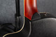 Keiper Bowl Back Electro Acoustic Guitar - Trans Blue - Gig Bag - 2nd Hand