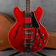 Gibson ES-335 - Bigsby - Satin Cherry - Hard Case - 2nd Hand