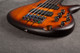 Ibanez SRF705 Fretless 5 String Bass - Brown Burst Flat - 2nd Hand