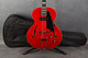 Grote GRWB ZTTR Hollow Body Jazz Guitar - Red - Gig Bag - 2nd Hand Grote GRWB ZTTR Hollow Body Jazz Guitar - Red - Gig Bag - 2nd Hand