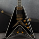 Gibson Custom Shop Flying V Custom - Ebony - Hard Case - 2nd Hand Gibson Custom Shop Flying V Custom - Ebony - Hard Case - 2nd Hand