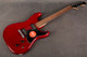 Squier Paranormal Strat-o-Sonic - Crimson Red Transparent - Gig Bag - 2nd Hand