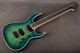 BC Rich Extreme Series Shredzilla Exotic - Cyan Blue - Hard Case - 2nd Hand