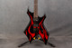 BC Rich KKW Kerry King Warlock Wartribe- Kahler Tremolo- Red Flames - 2nd Hand BC Rich KKW Kerry King Warlock Wartribe- Kahler Tremolo- Red Flames - 2nd Hand