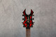 BC Rich KKW Kerry King Warlock Wartribe- Kahler Tremolo- Red Flames - 2nd Hand BC Rich KKW Kerry King Warlock Wartribe- Kahler Tremolo- Red Flames - 2nd Hand