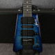 Steinberger Spirit GT-Pro Quilt Top Deluxe - Trans Blue - Hard Case - 2nd Hand