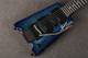 Steinberger Spirit GT-Pro Quilt Top Deluxe - Trans Blue - Hard Case - 2nd Hand