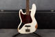 Fender Custom Shop 60s Lefty Jazz Bass Relic - Olympic White - Case - 2nd Hand Fender Custom Shop 60s Lefty Jazz Bass Relic - Olympic White - Case - 2nd Hand