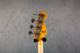 Fender Custom Shop 60s Lefty Jazz Bass Relic - Olympic White - Case - 2nd Hand Fender Custom Shop 60s Lefty Jazz Bass Relic - Olympic White - Case - 2nd Hand