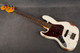 Fender Custom Shop 60s Lefty Jazz Bass Relic - Olympic White - Case - 2nd Hand Fender Custom Shop 60s Lefty Jazz Bass Relic - Olympic White - Case - 2nd Hand