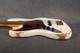 Fender Custom Shop 60s Lefty Jazz Bass Relic - Olympic White - Case - 2nd Hand Fender Custom Shop 60s Lefty Jazz Bass Relic - Olympic White - Case - 2nd Hand