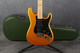 Fender Mexican Standard Stratocaster Satin - Blaze Gold - Hard Case - 2nd Hand Fender Mexican Standard Stratocaster Satin - Blaze Gold - Hard Case - 2nd Hand