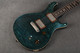 PRS Custom 22 - 10 Top - 2000 - Teal Black - Hard Case - 2nd Hand PRS Custom 22 - 10 Top - 2000 - Teal Black - Hard Case - 2nd Hand