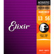 Elixir 16102 Phosphor Bronze Acoustic Guitar Strings Medium 13-56