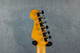 Fender American Ultra Luxe Stratocaster Floyd Rose HSS-Silver - Case - 2nd Hand