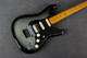 Fender American Ultra Luxe Stratocaster Floyd Rose HSS-Silver - Case - 2nd Hand