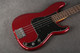 Fender Nate Mendel P Bass - Candy Apple Red - Gig Bag - 2nd Hand