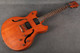 Washburn HB32-DM Hollowbody - Distressed Matte - Hard Case - 2nd Hand