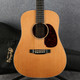 Martin Dreadnought Jr Electro Acoustic - Natural - Gig Bag - 2nd Hand