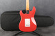 Haar Guitars Trad-s - Relic - Fiesta Red - Gig Bag - 2nd Hand