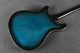 PRS SE Hollowbody II Piezo - Peacock Blue - Hard Case - 2nd Hand