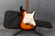 Squier Affinity Stratocaster - 3-Tone Sunburst - Gig Bag - 2nd Hand