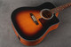 Epiphone Masterbilt DR-400 MCE - Vintage Sunburst Satin - Gig Bag - 2nd Hand Epiphone Masterbilt DR-400 MCE - Vintage Sunburst Satin - Gig Bag - 2nd Hand