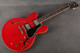 Tokai ES-138 SR Semi Hollow Electric Cherry - Made in Japan - Gig Bag - 2nd Hand Tokai ES-138 SR Semi Hollow Electric Cherry - Made in Japan - Gig Bag - 2nd Hand