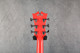 D'Angelico Premier SS Singlecut Semi Hollow - Fiesta Red - Gig Bag - 2nd Hand D'Angelico Premier SS Singlecut Semi Hollow - Fiesta Red - Gig Bag - 2nd Hand