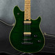 Peavey 1998 Wolfgang USA Hardtail - Lizard Green Flame - Hard Case - 2nd Hand