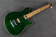 Peavey 1998 Wolfgang USA Hardtail - Lizard Green Flame - Hard Case - 2nd Hand