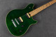 Peavey 1998 Wolfgang USA Hardtail - Lizard Green Flame - Hard Case - 2nd Hand