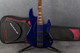 Sandberg California Grand Dark 4 - San Remo Blue - Gig Bag - 2nd Hand Sandberg California Grand Dark 4 - San Remo Blue - Gig Bag - 2nd Hand