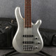 Fernandes Gravity 5 Electric Bass - Silver - Gig Bag - 2nd Hand Fernandes Gravity 5 Electric Bass - Silver - Gig Bag - 2nd Hand