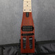 Anygig Travel Guitar Electric AGE SE MM - Brown - Gig Bag - 2nd Hand