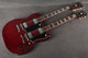 Arbiter Double Neck Guitar - Made in Japan - Cherry - Hard Case - 2nd Hand