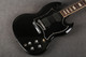 Gibson SG Standard - EMG Pickups - Ebony - Hard Case - 2nd Hand