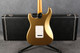 Fender Artist Series Lincoln Brewster Stratocaster Aztec Gold - Case - 2nd Hand Fender Artist Series Lincoln Brewster Stratocaster Aztec Gold - Case - 2nd Hand