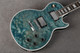 Gibson Les Paul Custom Made 2 Measure Quilt Top - Ocean Blue - Case - 2nd Hand Gibson Les Paul Custom Made 2 Measure Quilt Top - Ocean Blue - Case - 2nd Hand