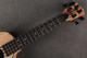 Harley Benton UkeBass Spalted Maple - Natural - Gig Bag - 2nd Hand